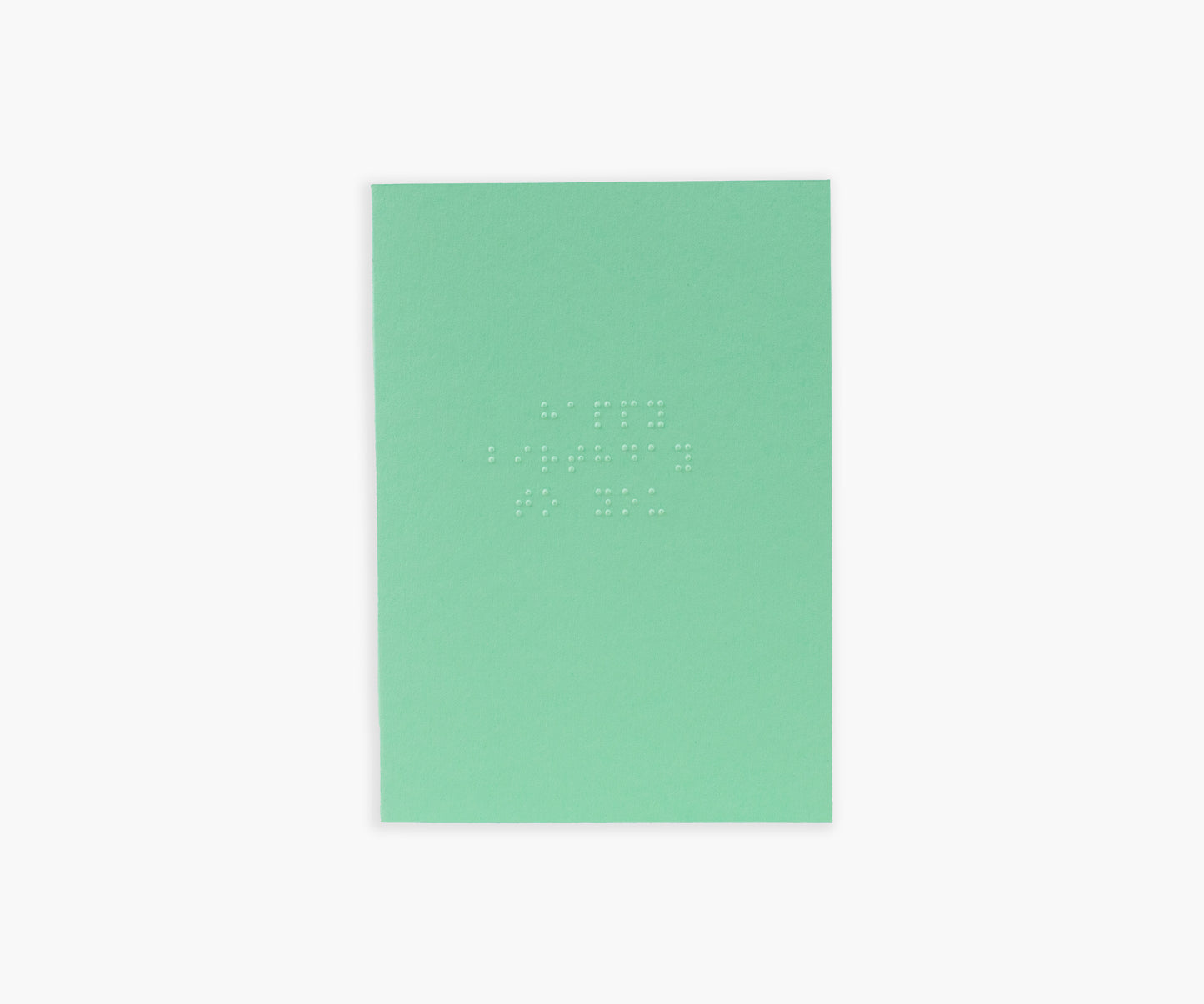 'Happy birthday to you' Braille Card