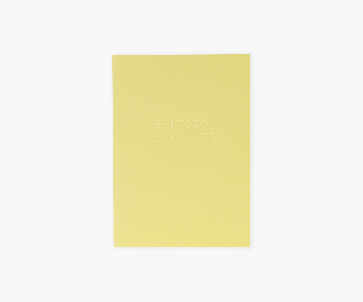 'Welcome little one' Braille Card