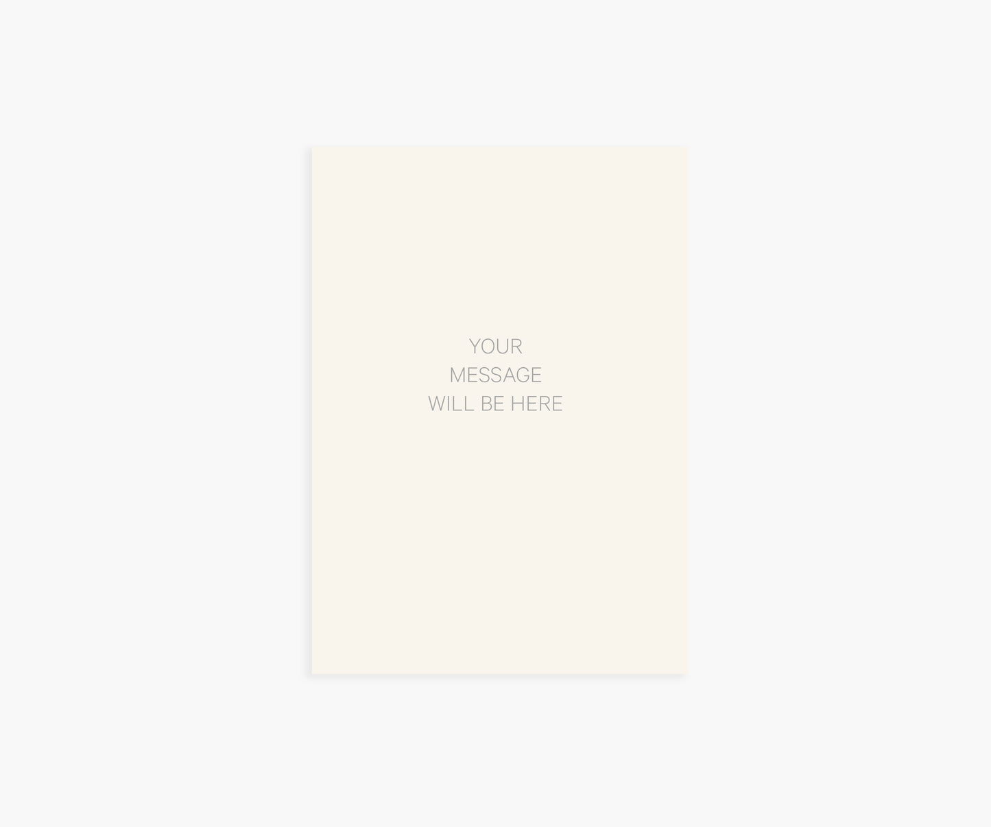 Custom Braille Card