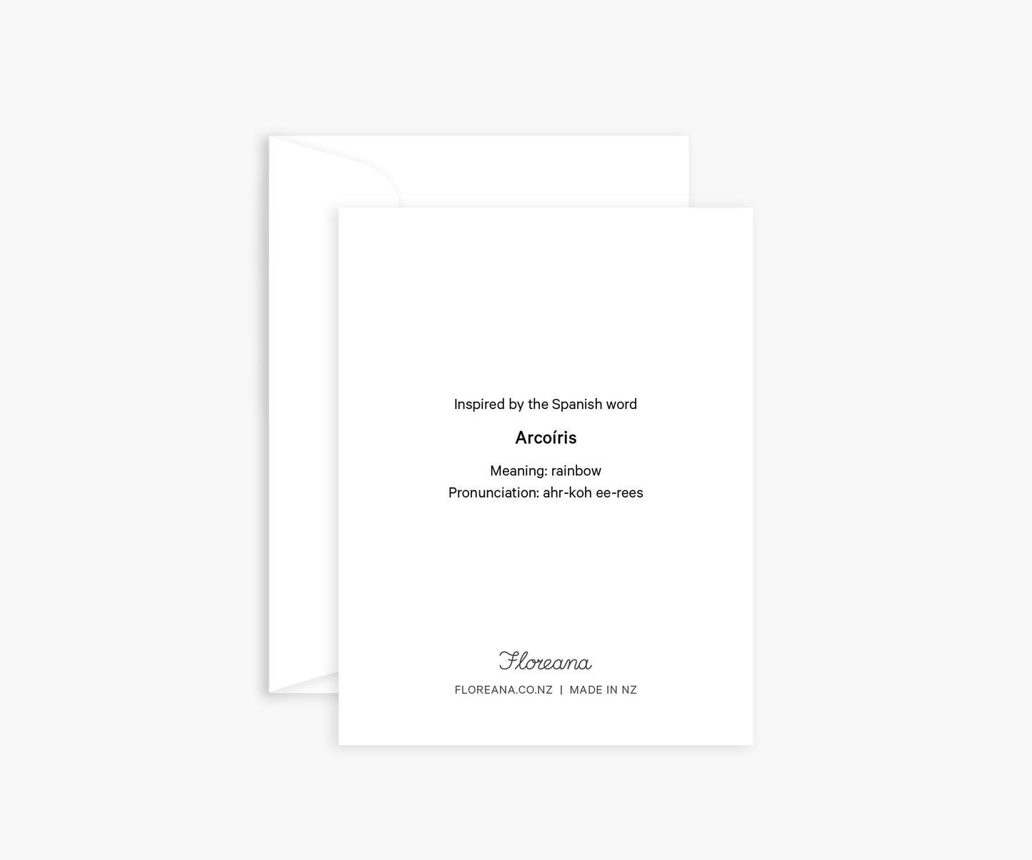 Letter 'A' Mini Card