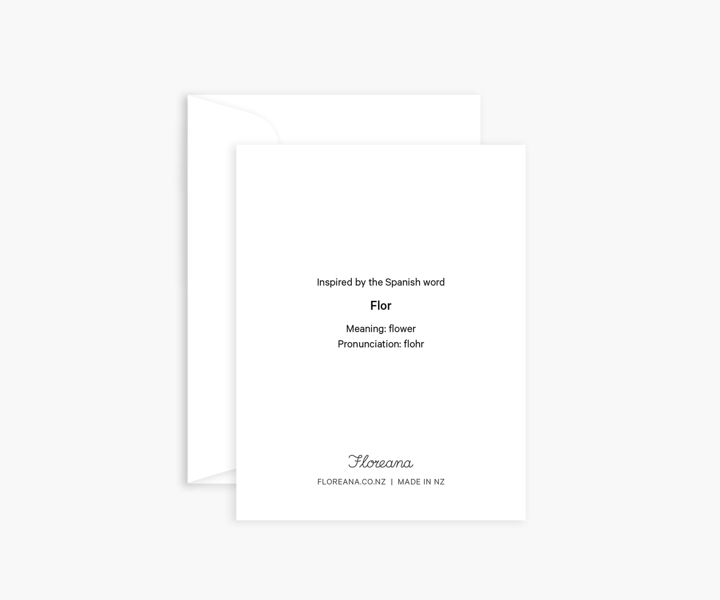 Letter 'F' Mini Card