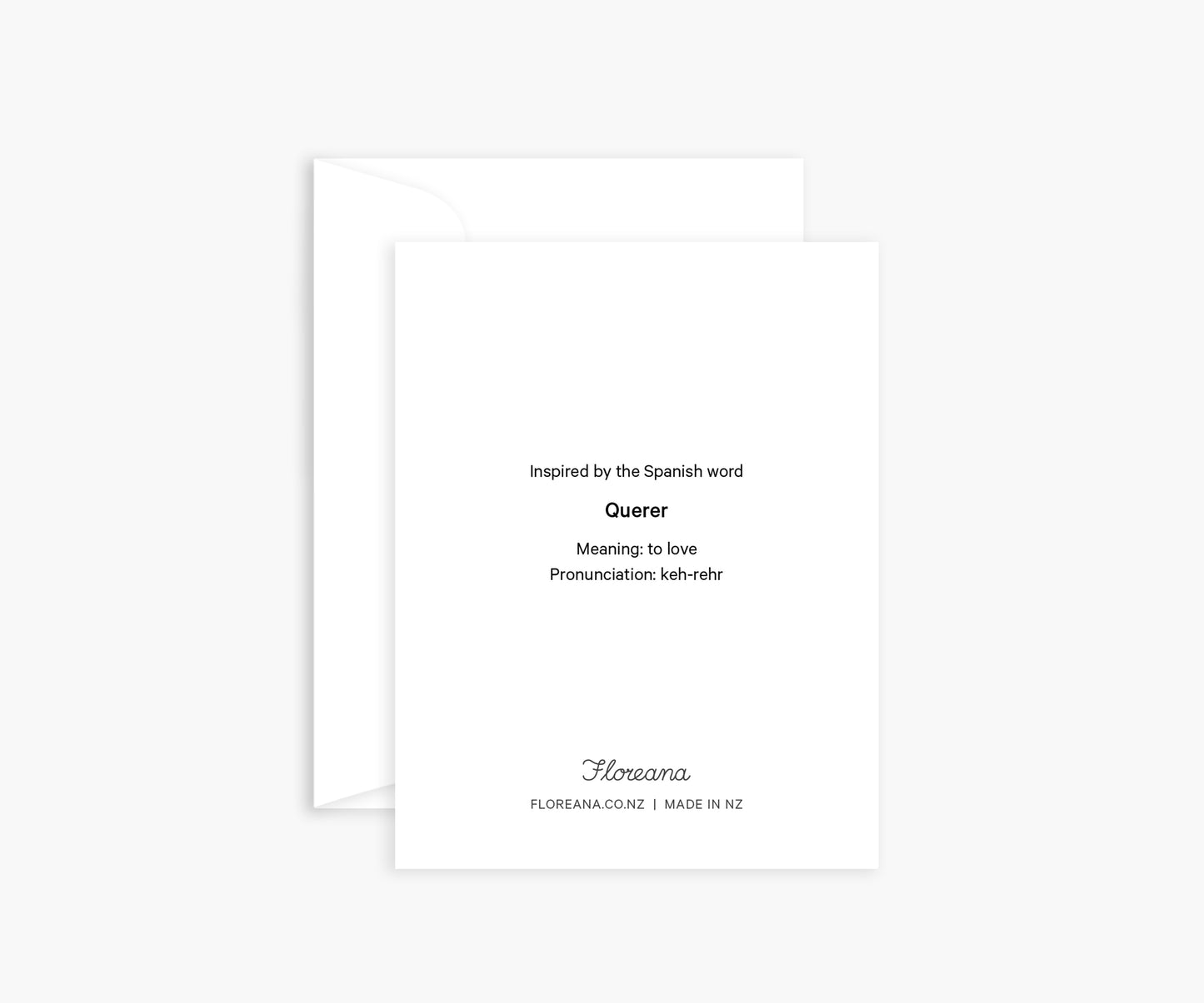 Letter 'Q' Mini Card