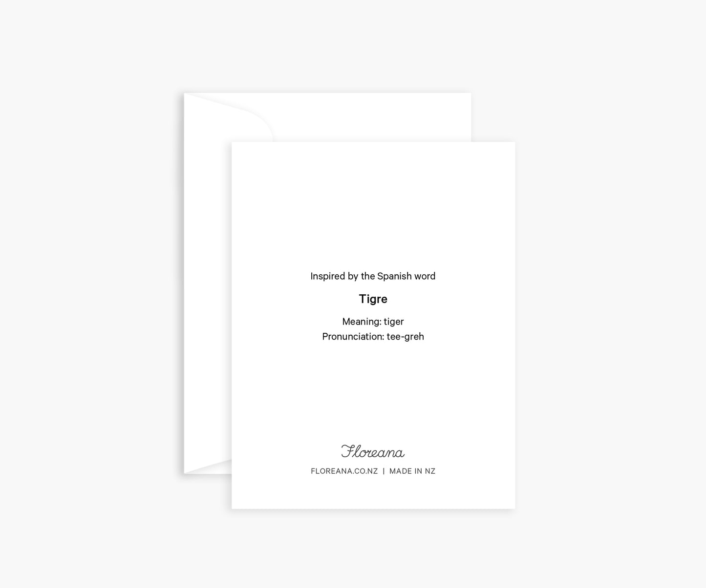 Letter 'T' Mini Card