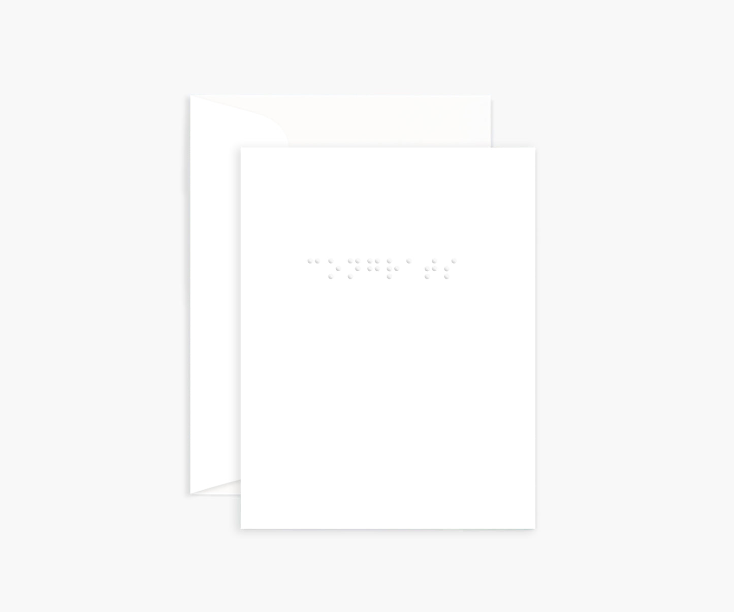 'Congrats' Braille Mini Card