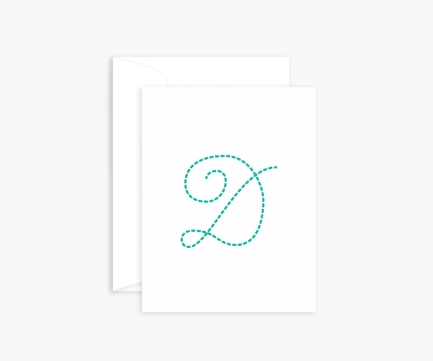 Letter 'D' Mini Card