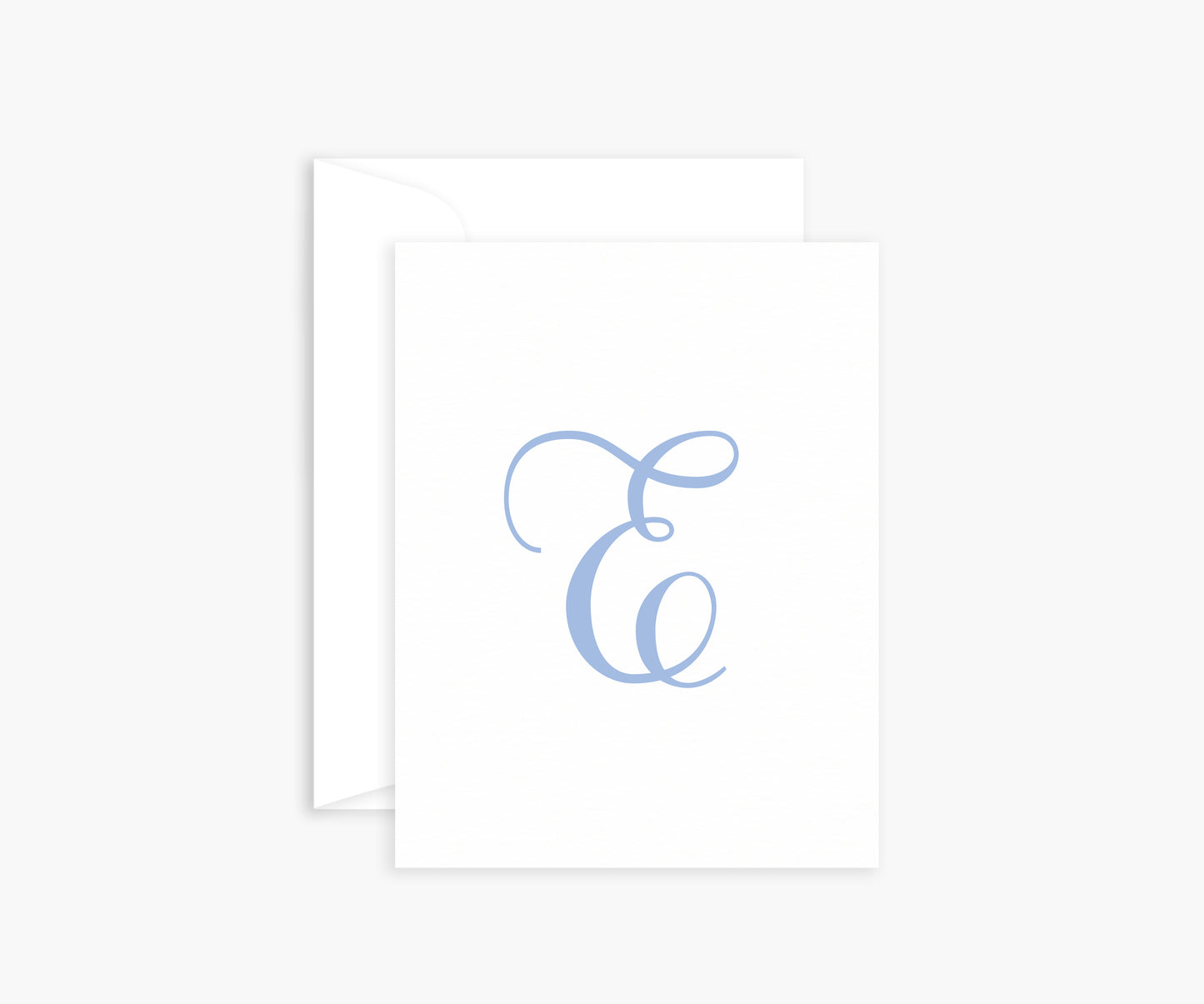 Letter 'E' Mini Card