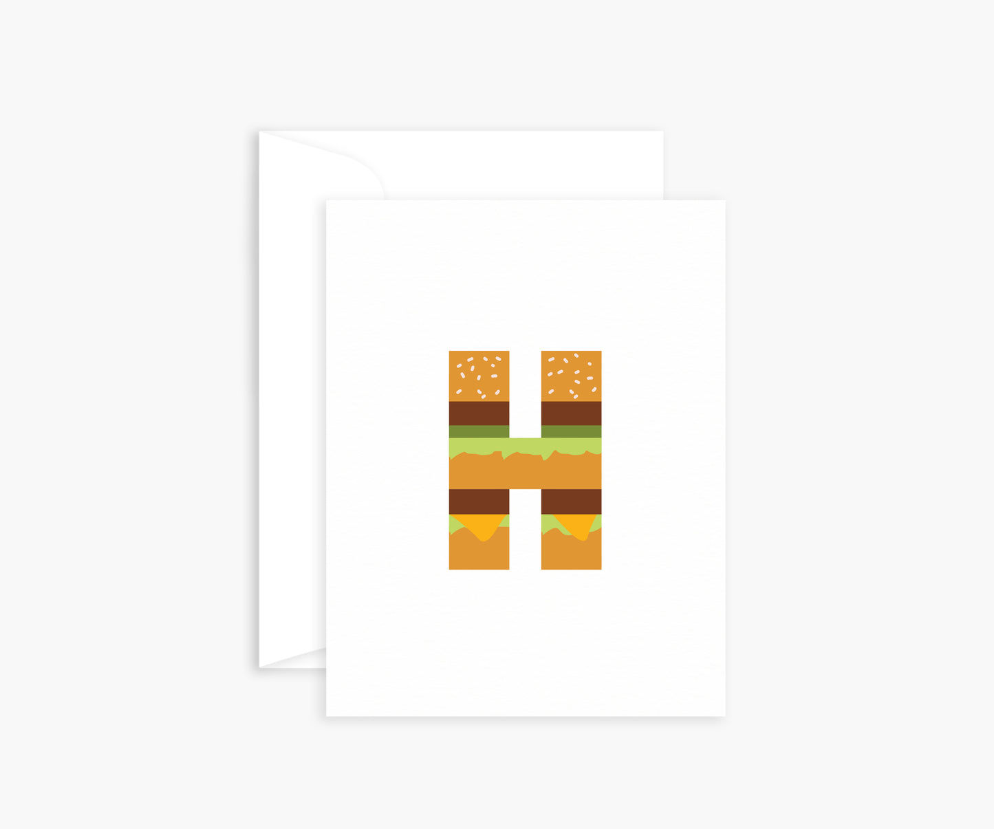 Letter 'H' Mini Card