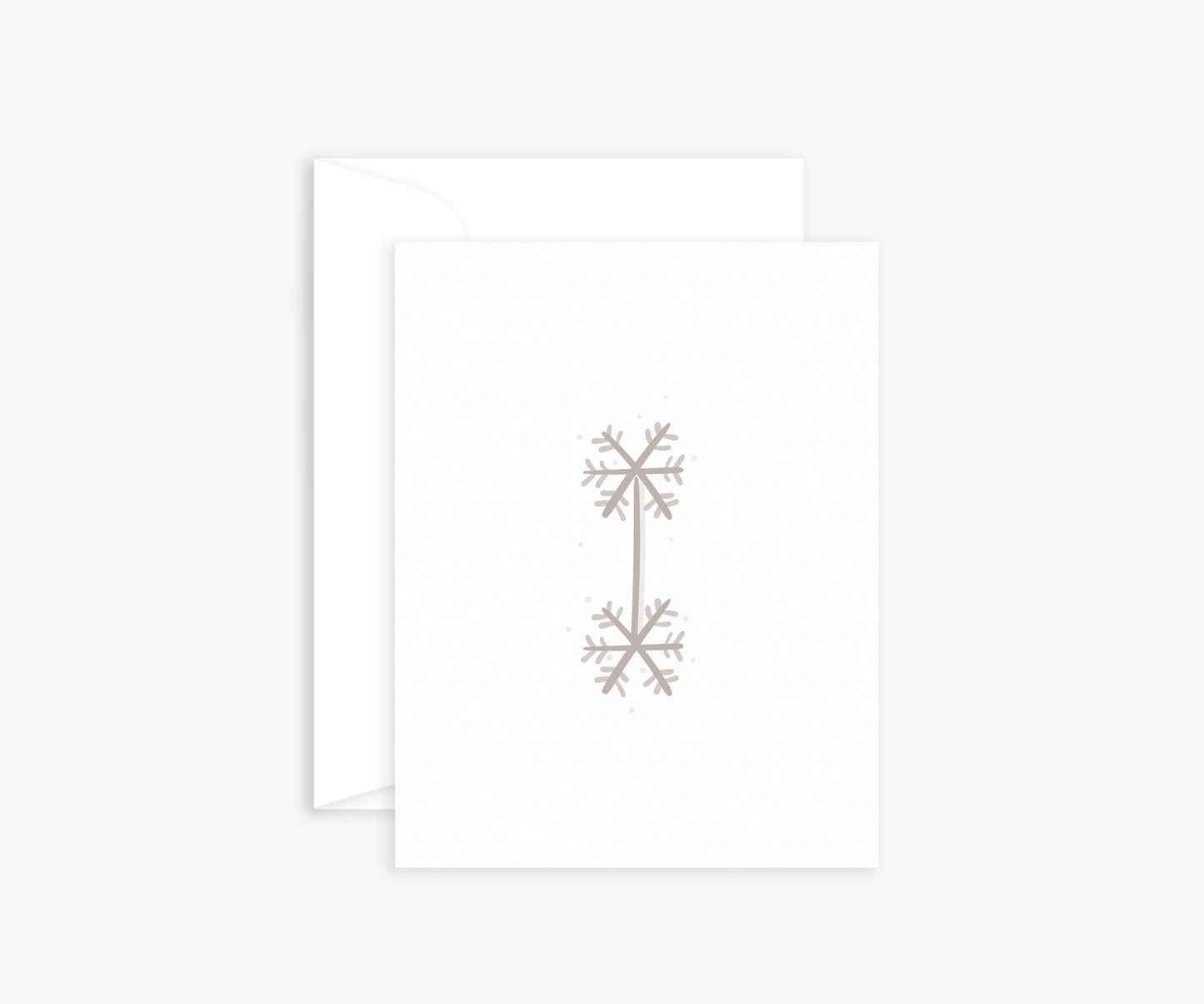 Letter 'I' Mini Card