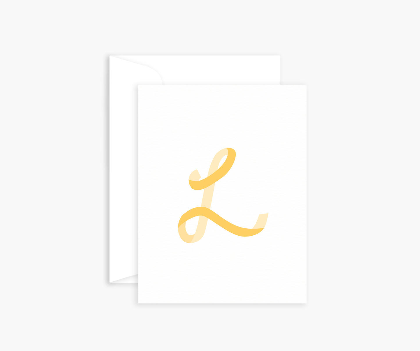Letter 'L' Mini Card
