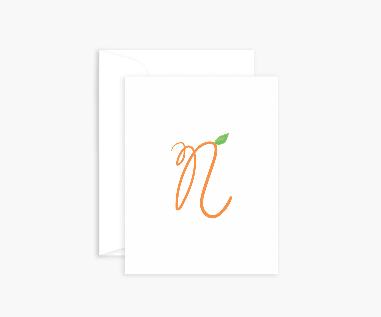 Letter 'N' Mini Card