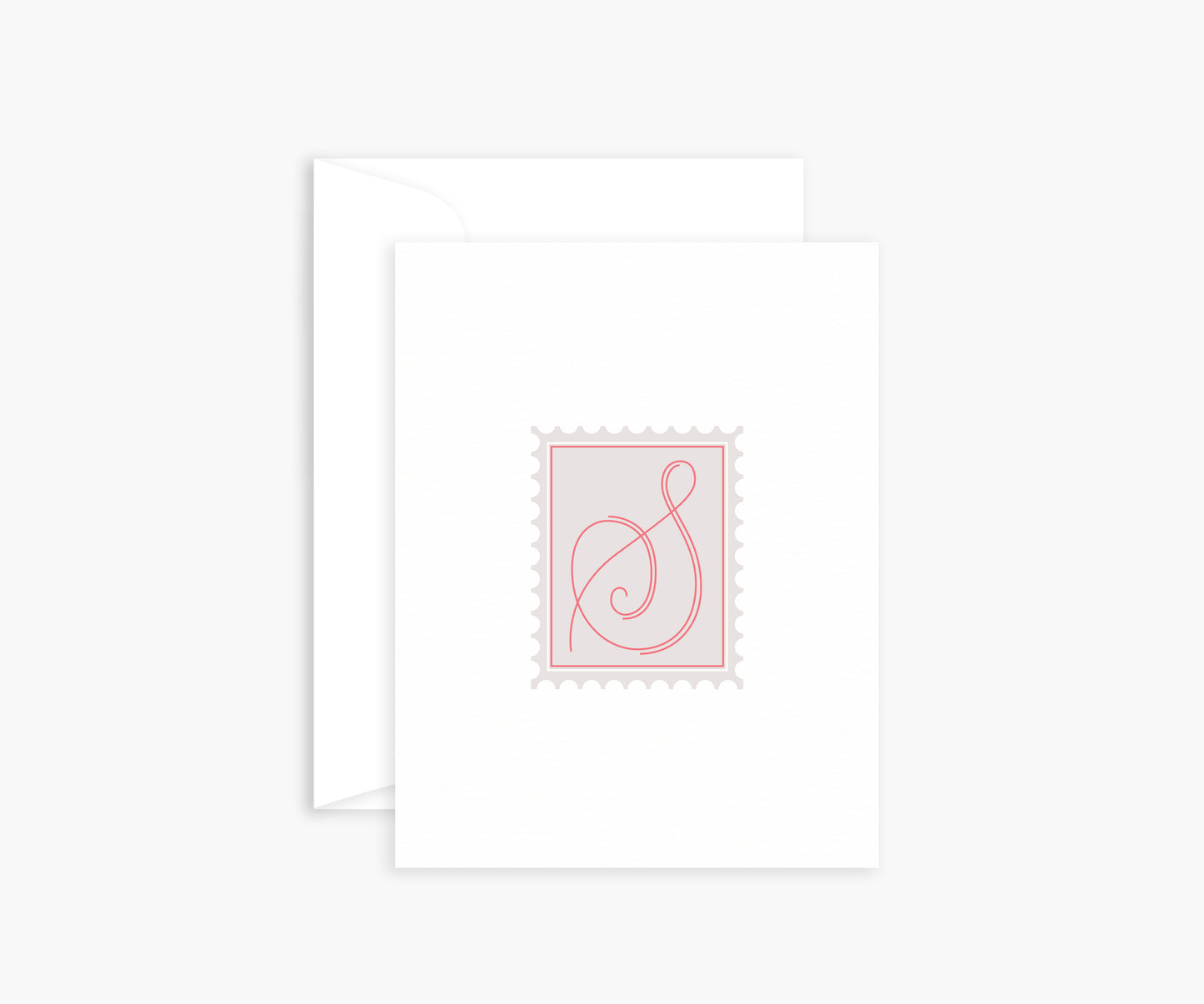 Letter 'S' Mini Card