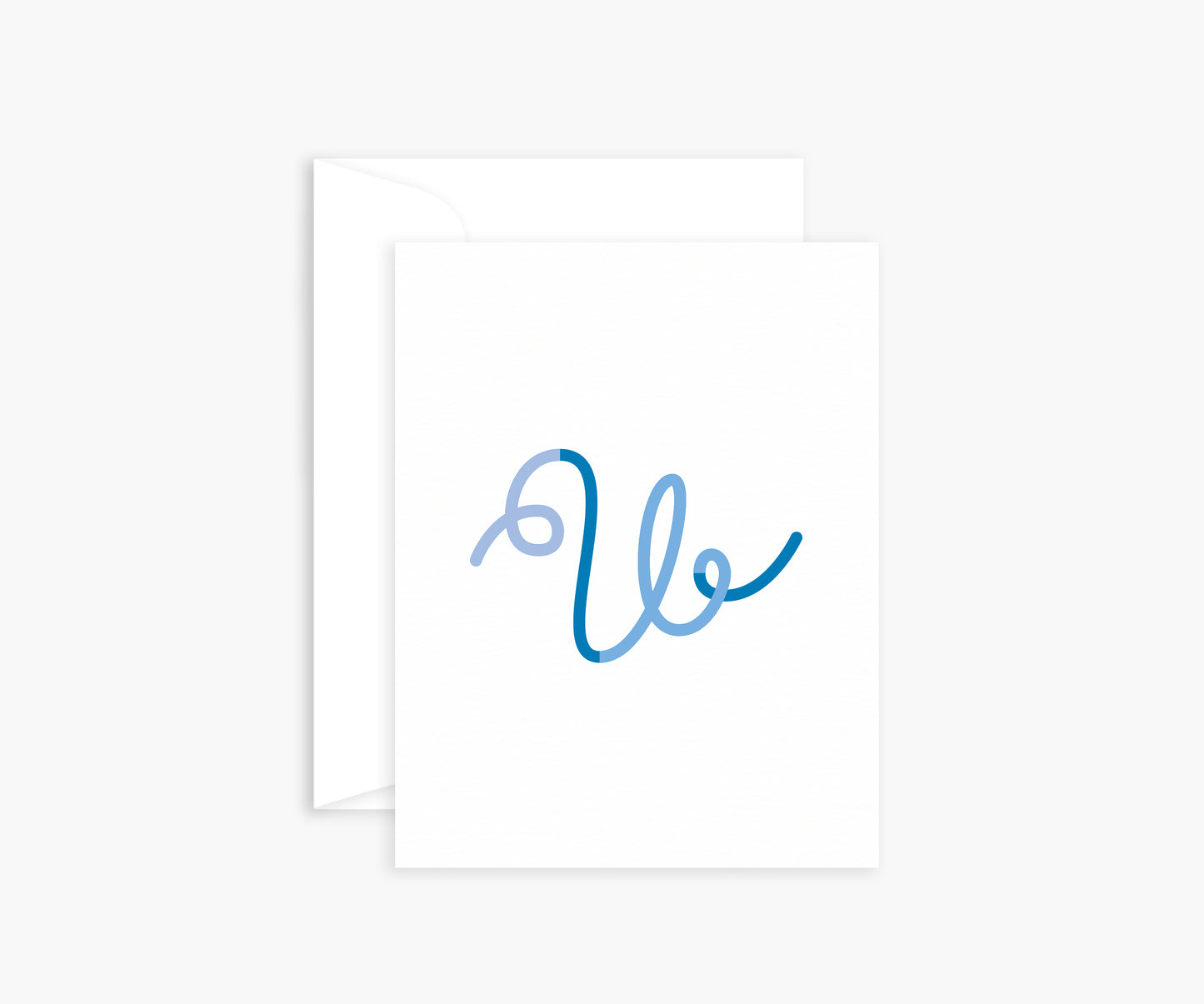 Letter 'U' Mini Card
