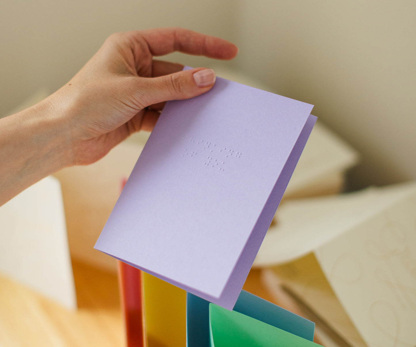 'Happy birthday to you' Braille Card